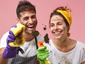 happy cleaning