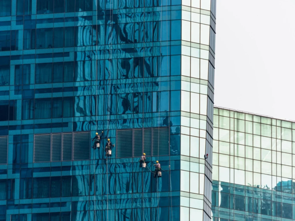 commercial building wash